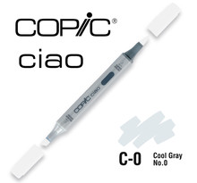 Marqueur à l'alcool Copic Ciao C0 Cool Gray No.0 - Copic