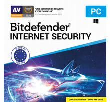 Bitdefender internet security - licence 2 ans - 1 pc - a télécharger