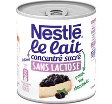 Nestle Lait concentré sucré sans lactose
