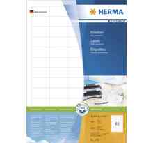 Etiquettes universelles premium, 64,6 x 33,8 mm, blanc herma