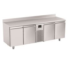 Table Réfrigérée Positive avec Dosseret Série 700 - 2 à 4 Portes - Combisteel - R290Rvs Aisi 2013 Portes2270x700Pleine