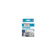 Dymo labelmanager cassette ruban d1 24mm x 7m noir/transparent (compatible avec les labelmanager et les labelwriter duo)