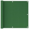 Vidaxl écran de balcon vert clair 90x300 cm pehd