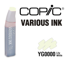 Encre Various Ink pour marqueur Copic YG0000 Lily White