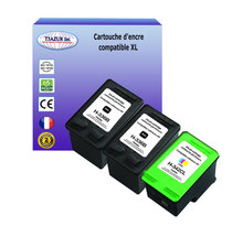 2+1 Cartouches compatibles avec HP PhotoSmart 2570, 2571, 2573, 2575, 2577, 2578, 7830,7838, 7850 remplace HP 336, HP 342 - T3AZUR