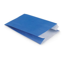 Pochette cadeau kraft lumière bleu 12 x 19 x 4 5 cm (lot de 250)