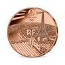 Monnaie de 1/4€ (Courant) 2021 - Jeux Olympiques de Paris 2024 - Série les sports - Natation