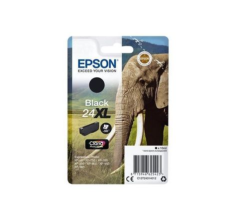 Epson cartouche t2431 - eléphant - noir xl