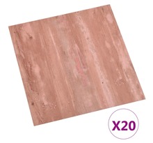 vidaXL Planches de plancher autoadhésives 20 Pièces PVC 1 86 m² Rouge
