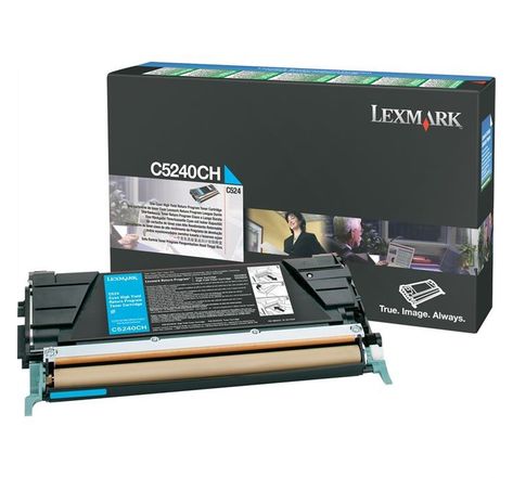 LEXMARK Cartouche toner C5240CH - 5000pages - Cyan