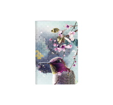 Carnet Piqué 11x17cm - 96 pages Lignées - Chacha Sakura Oiseau Modèle 4