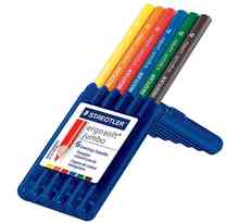 Etui de 6 Crayons de Couleur Ergosoft Jumbo Triangulaire Mine 4 mm Assortis STAEDTLER