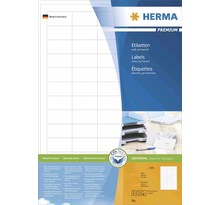 Etiquettes PREMIUM sur 200 Feuilles A4, 48,3 x 25,4 mm, blanc HERMA