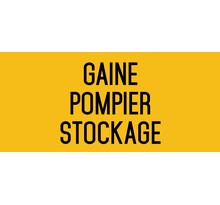 Autocollant vinyl - Gaine pompier stockage - L.200 x H.100 mm UTTSCHEID