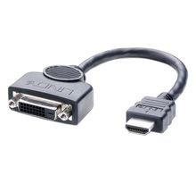 LINDY Câble adaptateur HDMI A mâle / DVI-D femelle - 0.2m