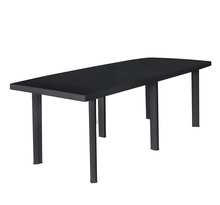 vidaXL Table de jardin Anthracite 216x90x72 cm Plastique