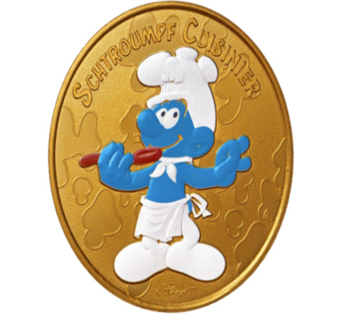 Les Schtroumpfs - Mini-Médaille Schtroumpfs cuisinier