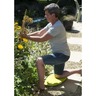 Nature Coussin de protection des genoux Design 50 5x29x5cm vert citron