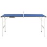 vidaXL Table de ping-pong avec filet 152x76x66 cm Bleu