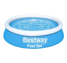 Bestway Piscine gonflable Fast Set ronde 183x51 cm bleu