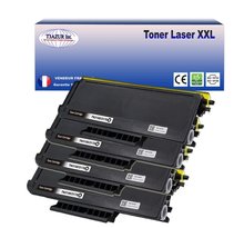 4 Toners compatibles avec Brother TN3170, TN3280 pour Brother HL5240, HL5240DL, HL5240DN, HL5350, HL5350DN, HL3250 - 8 000 pages - T3AZUR