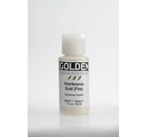 Peinture acrylic fluids golden vii 30ml interference or fin