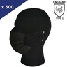 Lot de 500 Masques Jetables x50 Noir Type I EN14683 - 10 boites de 50 masques