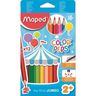 MAPED Boîte Carton de 12 Crayons de Couleur Color'peps Maxi