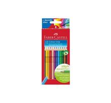 Crayon de couleur Colour Grip étui de 12 pièces Assortis FABER-CASTELL