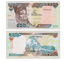 Billet de collection 200 naira 2022 nigeria - neuf - p nouveau