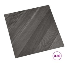 vidaXL Planches de plancher autoadhésives 20 Pièces PVC 1 86 m² Gris rayé