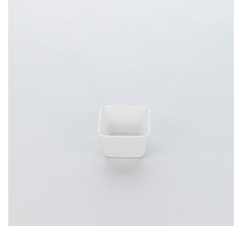 Coupelle porcelaine carrée apulia 95 x 95 mm - lot de 6 - stalgast - porcelaine 95x95x60mm
