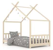 Vidaxl cadre de lit d'enfant bois de pin massif 70x140 cm