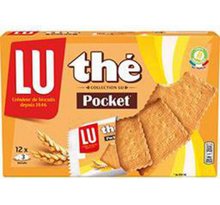 LU Biscuits Pocket thé les 12 sachets de 3 biscuits - 264g