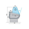 Comptoir Réfrigéré - Thermostat Electronique Froid Ventilé - AFI Collin Lucy - 1040 mm