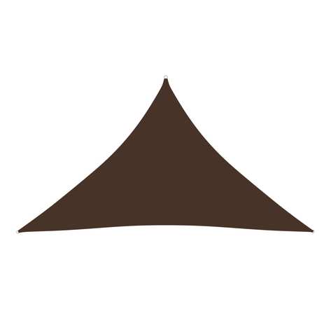 Vidaxl voile de parasol tissu oxford triangulaire 4x4x5,8 m marron
