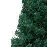 vidaXL Sapin de Noël artificiel pré-éclairé moitié/support vert 150 cm