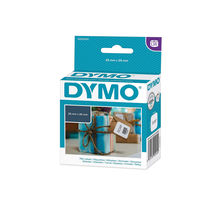 Dymo labelwriter boite de 1 rouleau de 750 étiquettes multi-usages (adhésif semi permanent)  25mm x 25mm