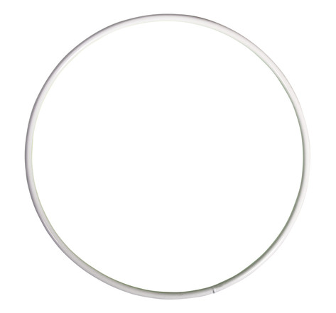 Armature abat-jour cercle ø 12 cm blanc