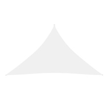 Vidaxl voile de parasol tissu oxford triangulaire 3 5x3 5x4 9 m blanc