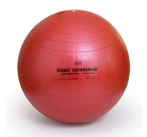 Sissel ballon d'exercice securemax 55 cm rouge sis-160.011
