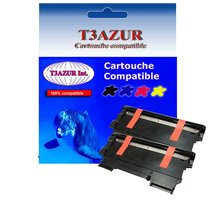 2 Toners  compatibles compatible avec  Brother TN2220, TN2010 pour Brother HL2130, HL2132 - 2600 pages - T3AZUR