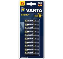 VARTA Pack family de 30 piles alcalines Energy AA (LR06) 1,5V