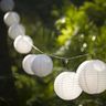LUMIJARDIN Lanternes guirlande lumineuse solaire 10 lampions a LED - Résistant a l'eau