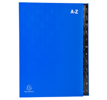Trieur Ordonator A-Z 24 comp. Bleu EXACOMPTA