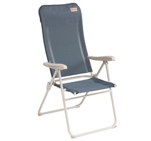 Outwell chaise inclinable de camping cromer bleu océan