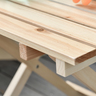Fauteuil de jardin Adirondack pliable avec repose-pied et table basse bois sapin traité naturel