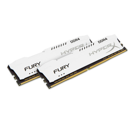 HyperX Fury Blanc 32 Go (2x 16Go) DDR4 3466 MHz CL19