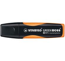 surligneur GREEN BOSS, Orange à 83% à base de plastique recyclé STABILO