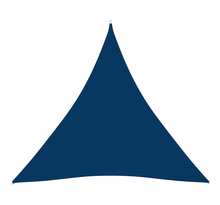 vidaXL Voile de parasol Tissu Oxford triangulaire 4x5x5 m Bleu